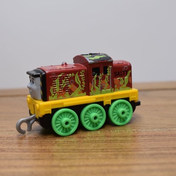 Seaweed Salty Trackmaster Push Along Train Toy 2018 Thomas & Friends Mattel - Picture 3 of 8
